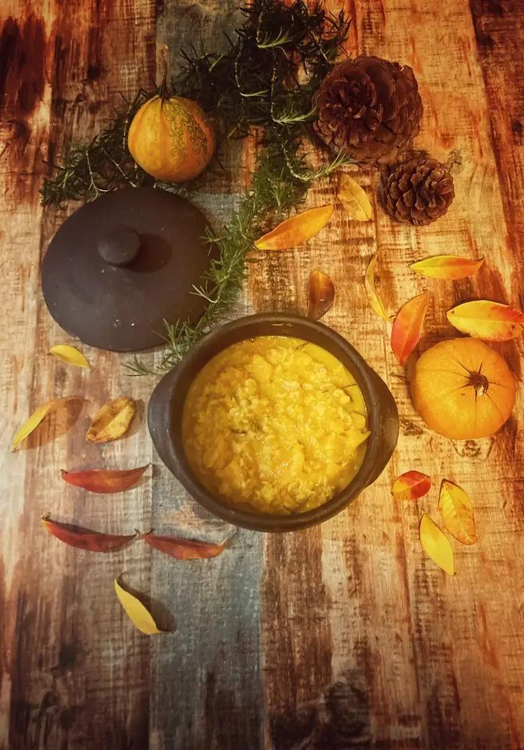 Ricetta Porridge zucca e zafferano di viaggiandomangiando