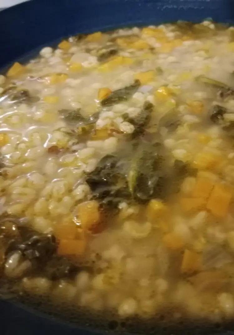 Ricetta Zuppa di cereali, lenticchie, biete e cime di rapa di valentinamaria