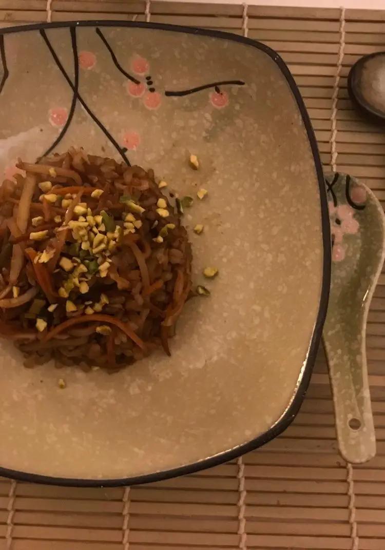 Ricetta Delicius Rice Light alle 13 spezie cinesi con verdure saltate al wok e pistacchio frantumato (solo 141kcal x 200gr) di luigib