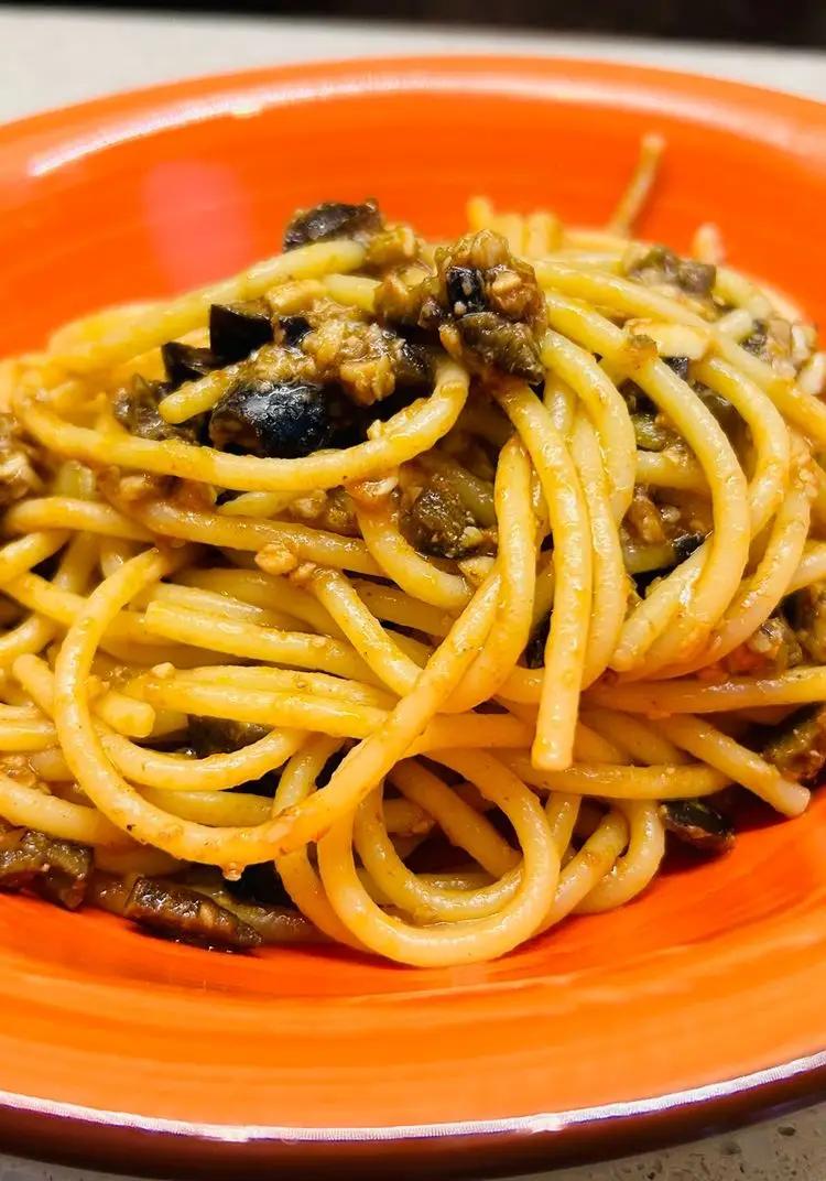 Ricetta Spaghetti con alici e olive nere di lecosinedellacuoca