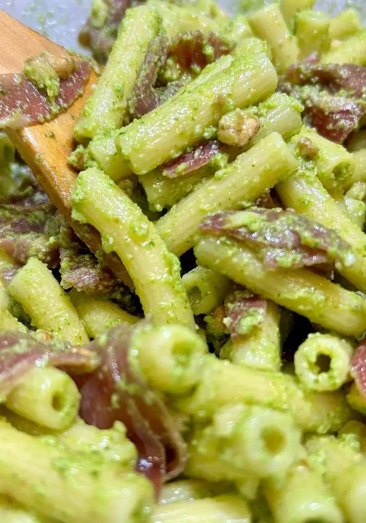 Ricetta Pasta fredda con pesto di rucola e bresaola di lecosinedellacuoca