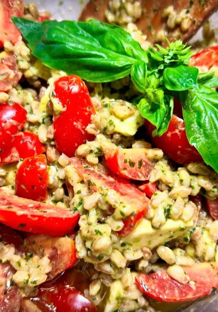 Ricetta Insalata di farro tricolore di lecosinedellacuoca