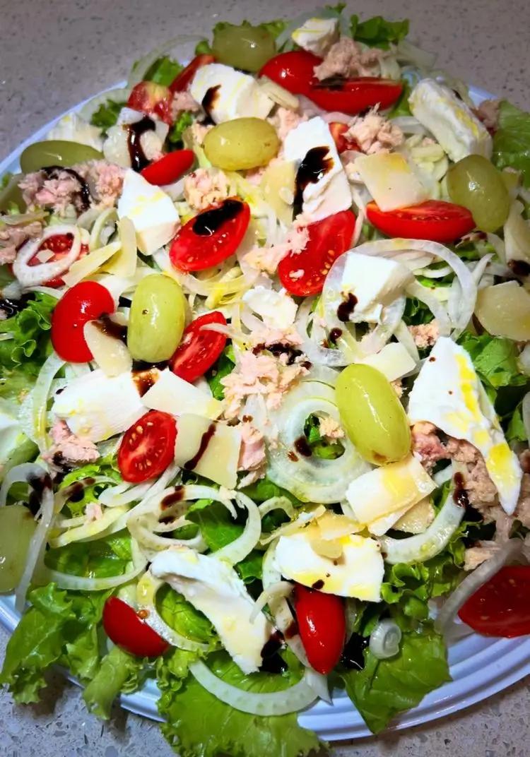 Ricetta Insalata mista con uva di lecosinedellacuoca