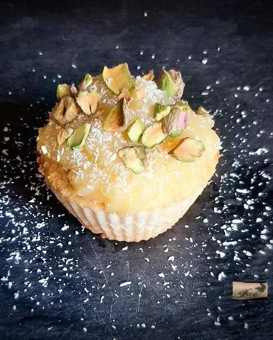 Ricetta Cupcake Cocco, Mango e Pistacchi di Loca