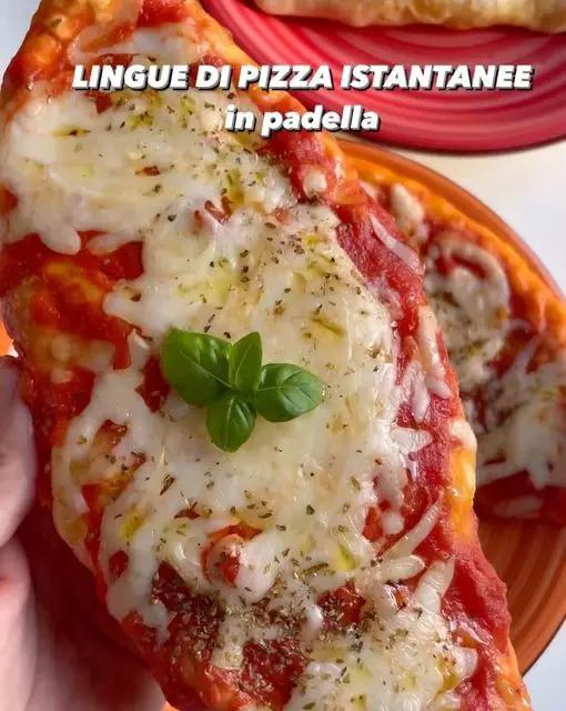 Ricetta Lingue di pizza cotte in padella di ilmiopiattoacolori