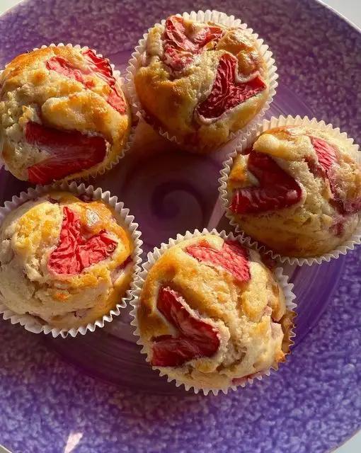 Ricetta Muffin alle fragole di ilmiopiattoacolori