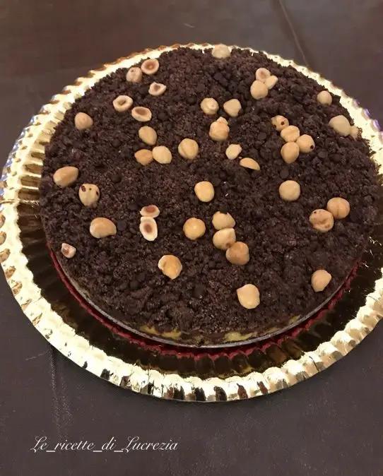 Ricetta Sbriciolata al cacao con crema pasticciera all‘arancia, nocciole e gocce di cioc di Le_ricette_di_Lucrezia