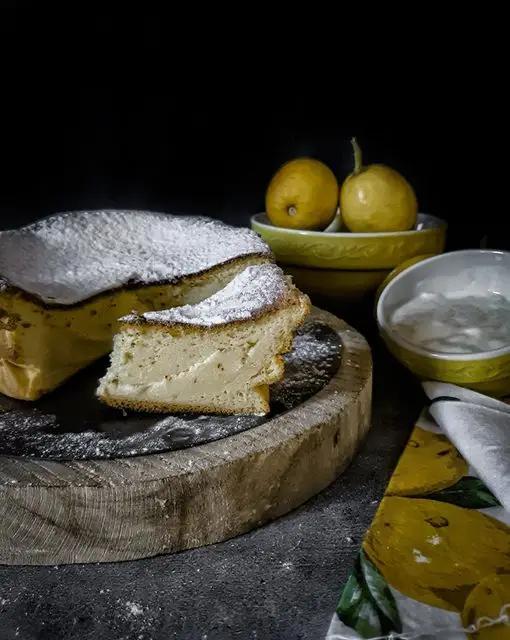 Ricetta Torta budino al limone senza lattosio di Bina