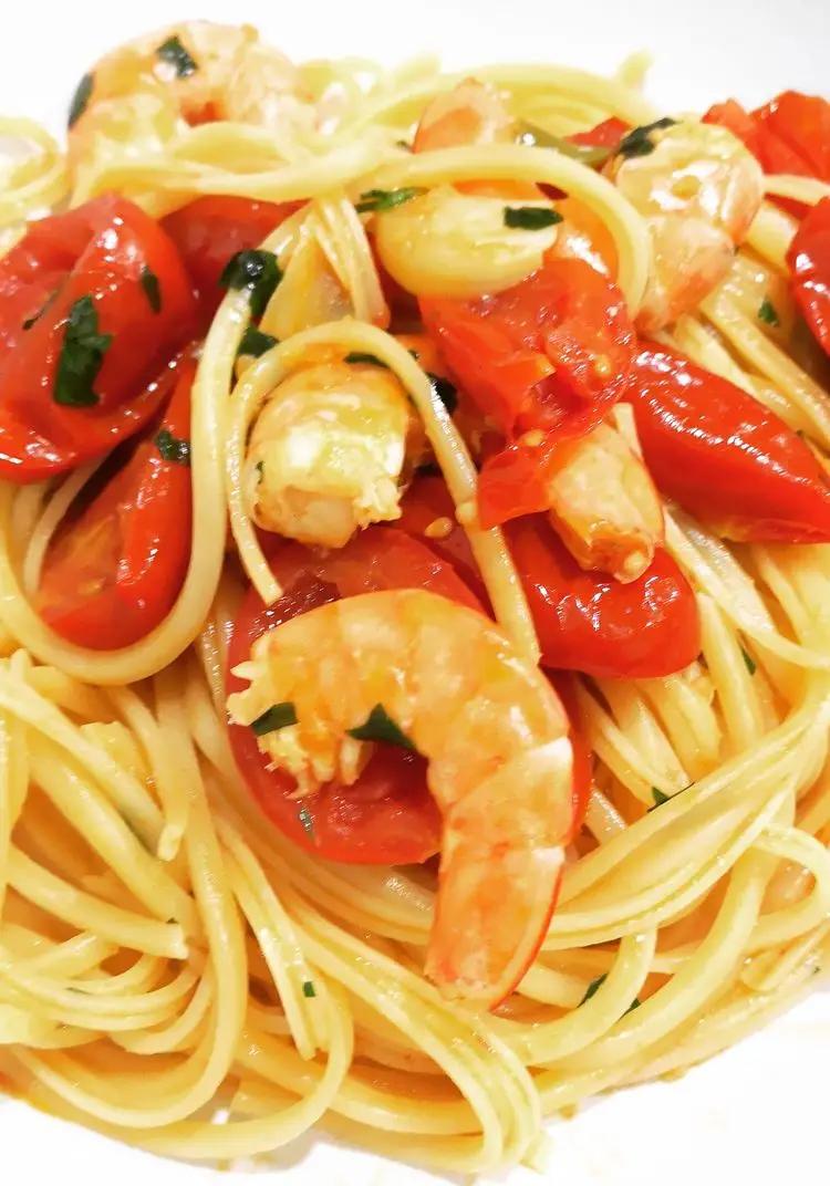 Ricetta Spaghetti quadrati alla marinara con gamberi e pomodori di Soul_Kitchen