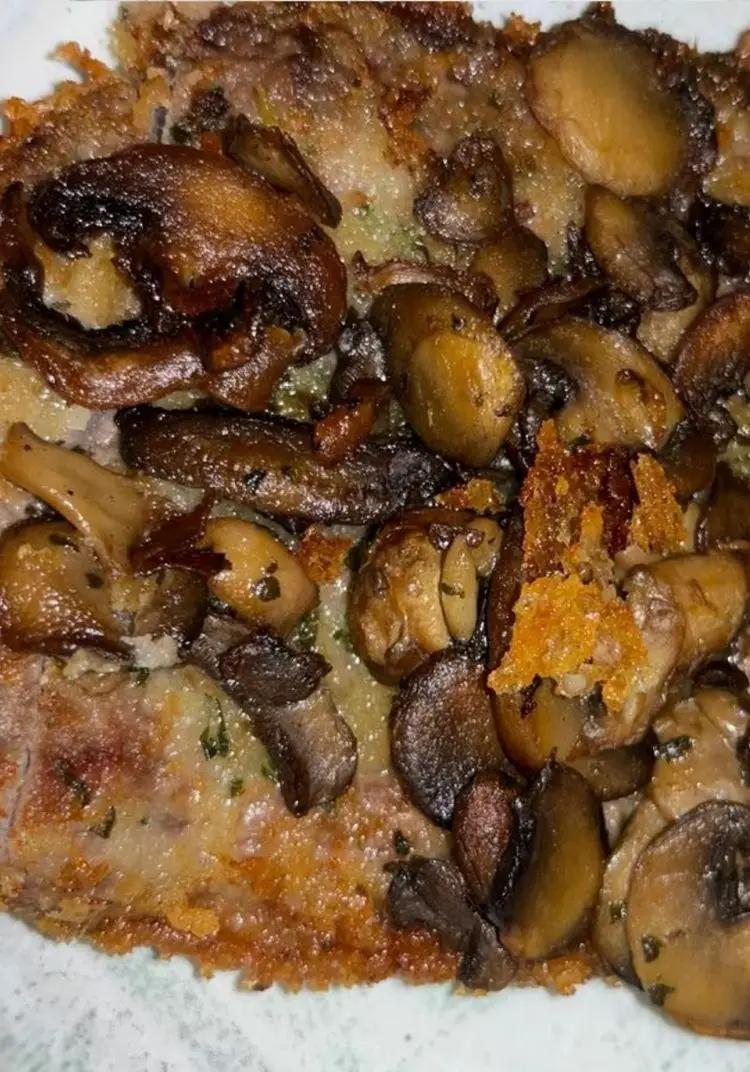 Ricetta COTOLETTA ALLA PALERMITANA CON FUNGHI MISTI E PORCINI di barbara_calo