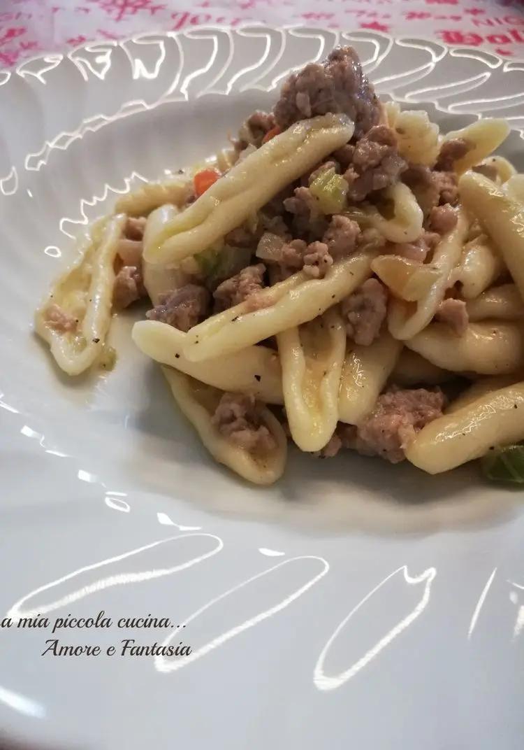 Ricetta Cortecce cremose con carne macinata di lamiapiccolacucinamorefantasia