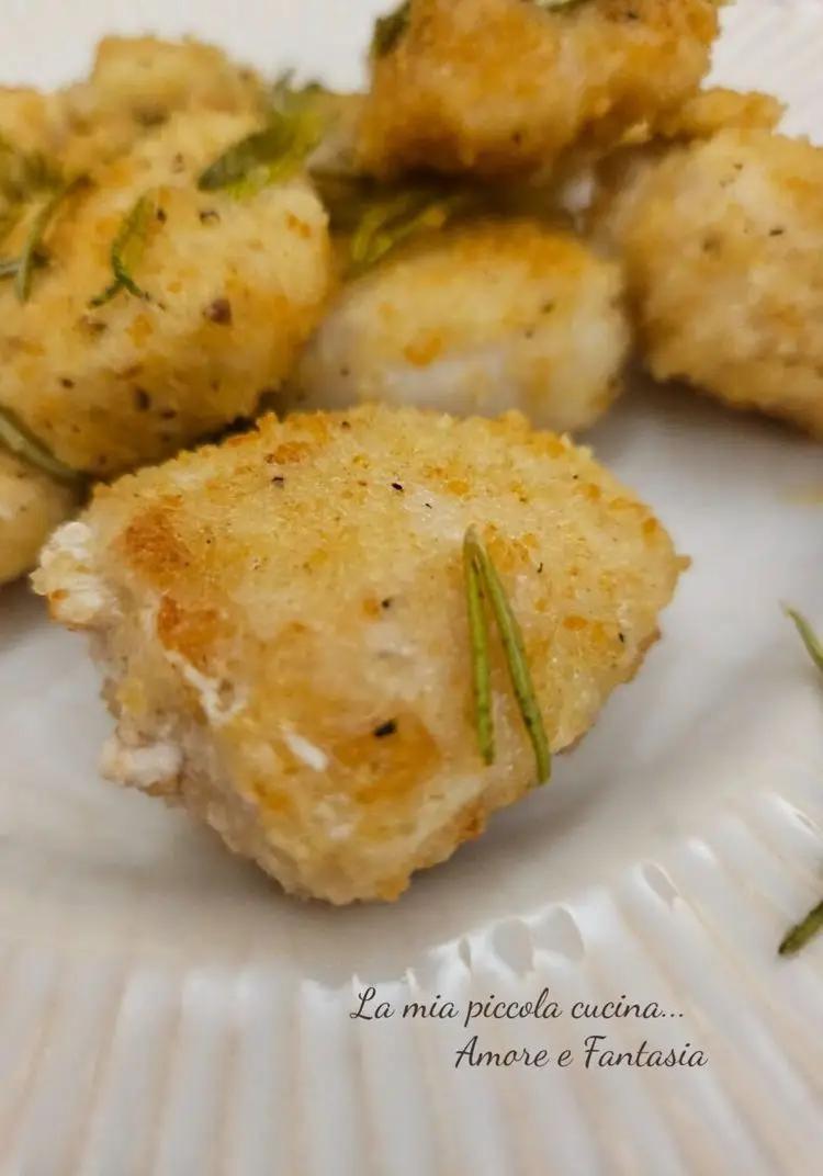 Ricetta Bocconcini di pollo impanati, senza uova di lamiapiccolacucinamorefantasia