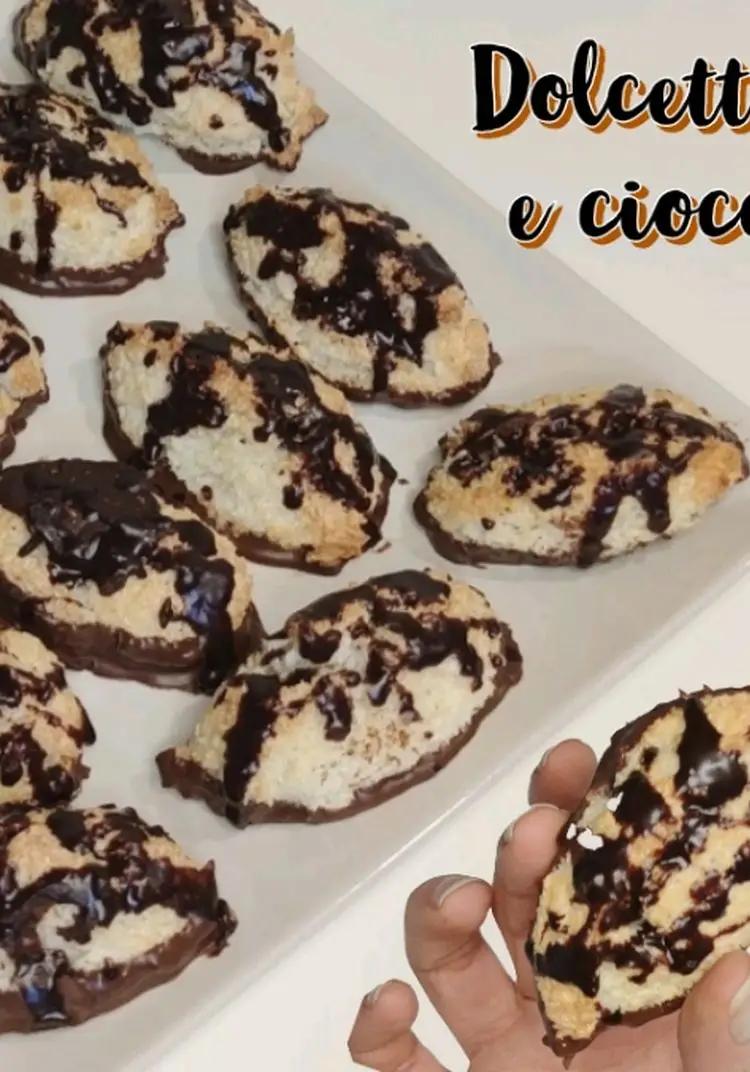 Ricetta Dolcetti morbidi cocco e cioccolato di Ricette_in_un_click