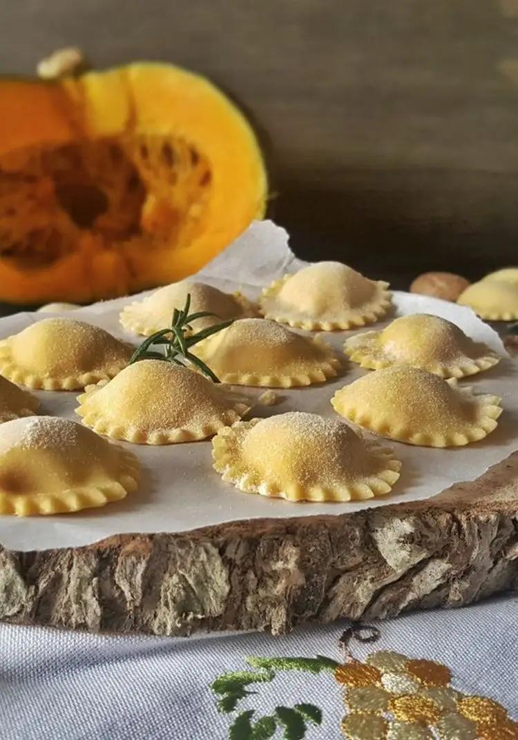 Ricetta Ravioli con zucca e amaretti di luciapanico77