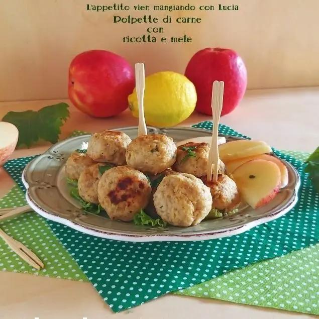 Ricetta Polpette di carne con ricotta e mele di luciapanico77