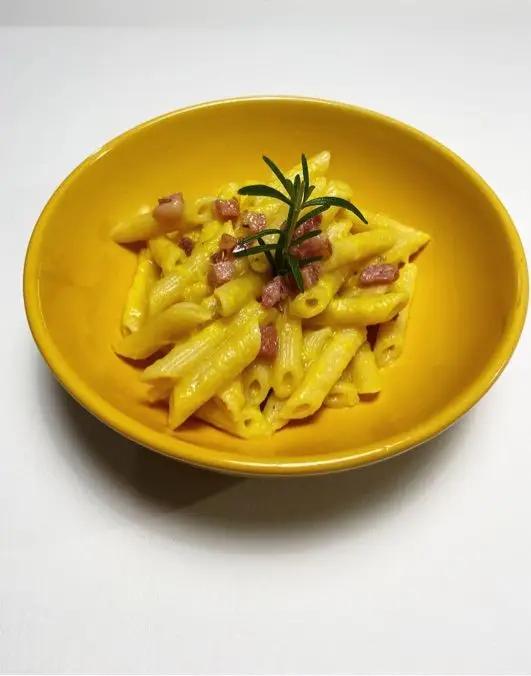 Ricetta Penne con zucca, pancetta e gorgonzola. di SabatinoC