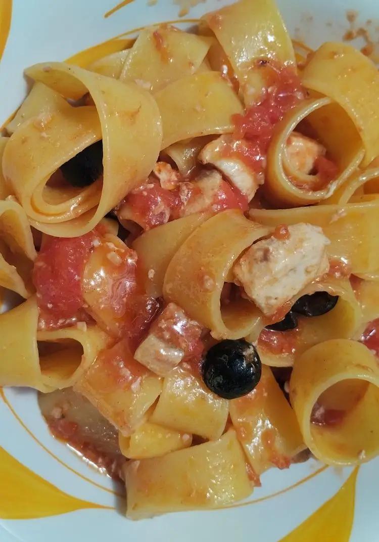 Ricetta Paccheri Gluten free al sugo di Pesce Spada di marchichef