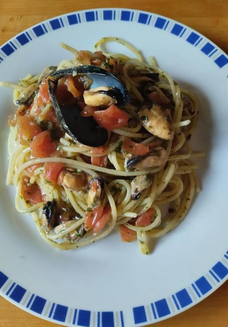 Ricetta Spaghetti gluten free all'impepata di cozze con pomodorini di marchichef