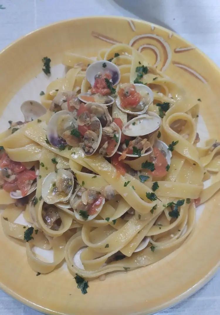 Ricetta Tagliatelle Gluten free con vongole e pomodorini di marchichef