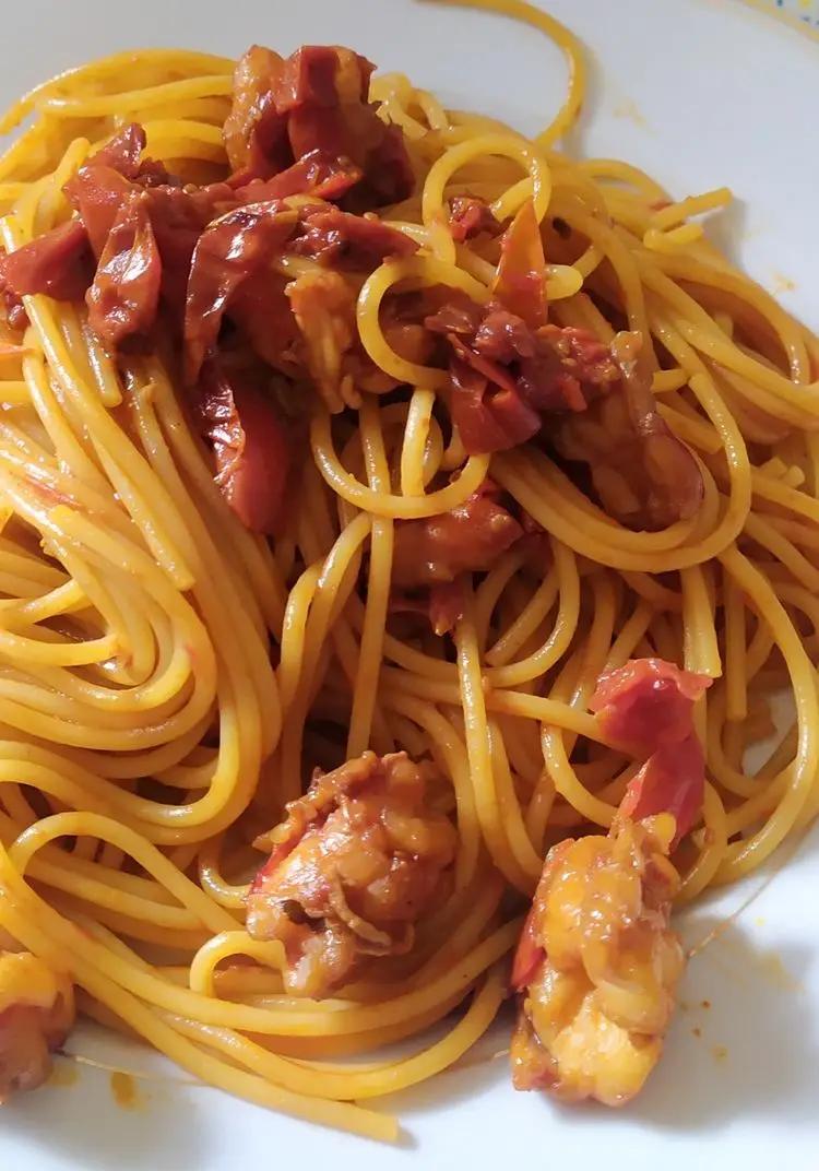 Ricetta Pasta con i gamberoni di mara882