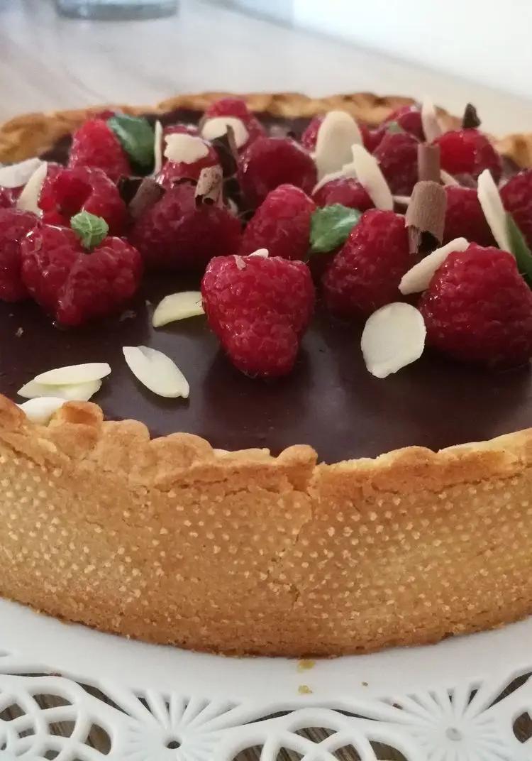 Ricetta Crostata ricotta, cioccolato e lamponi di stefania717