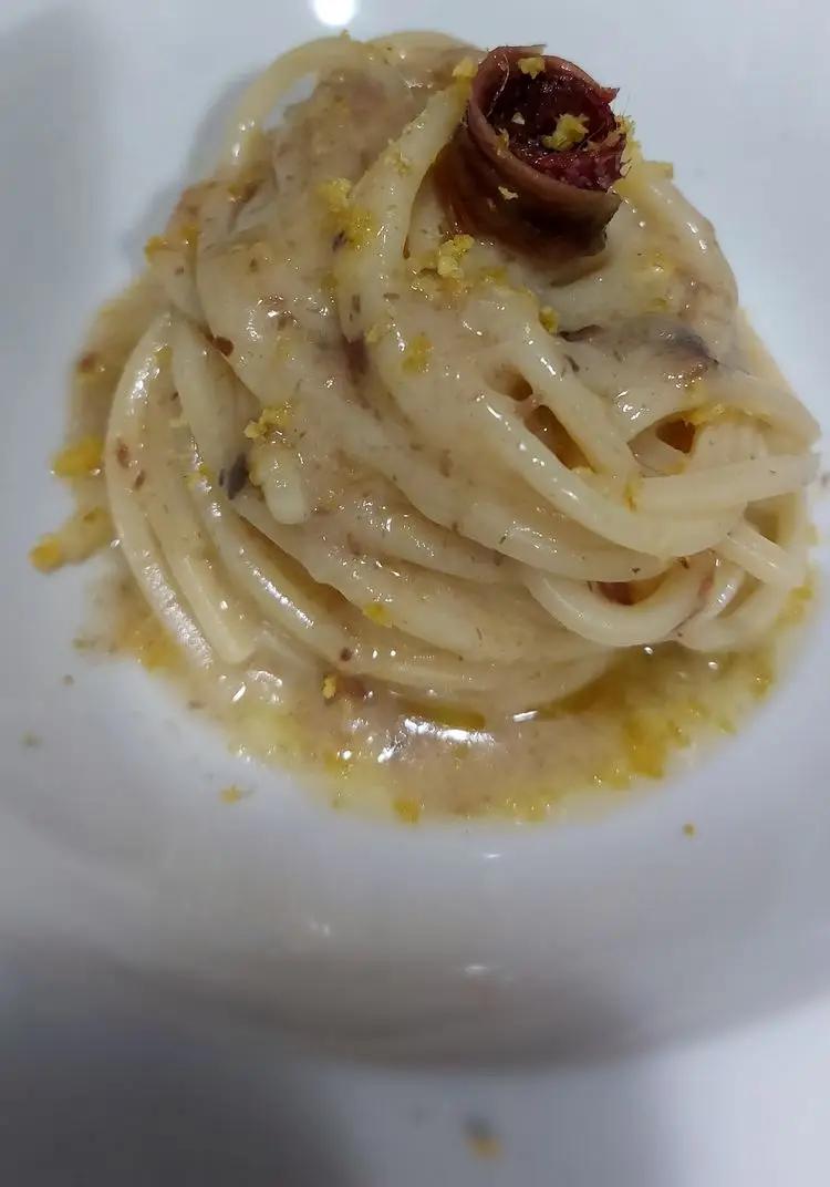 Ricetta Spaghetti burro, alici e limone di osteriadalele
