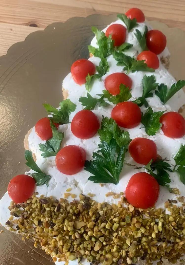 Ricetta Cheesecake salata albero di Natale di laura391