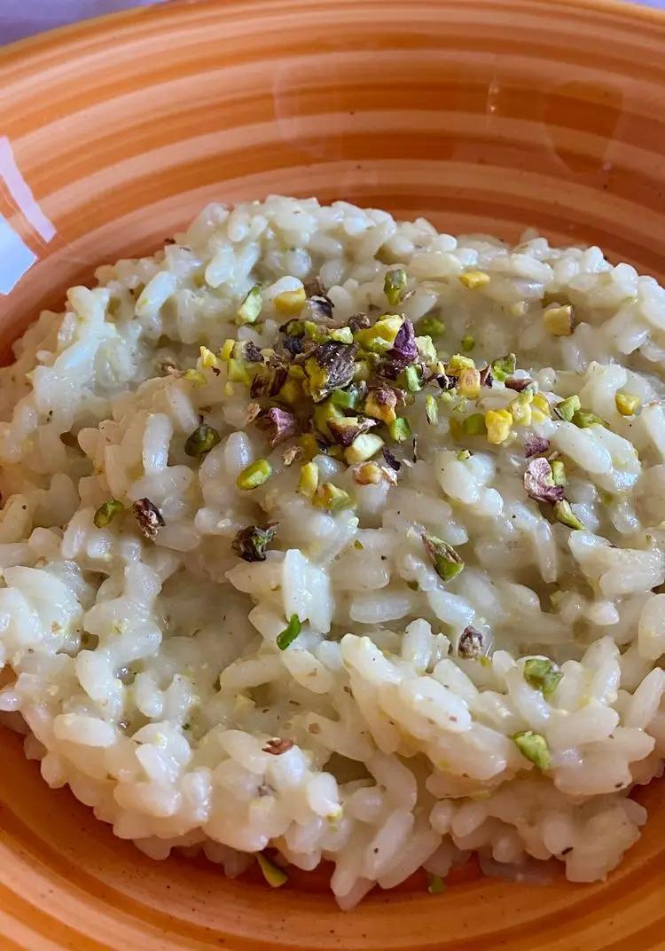 Ricetta Risotto al pistacchio e caprino di namelaricette