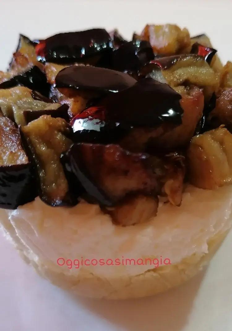 Ricetta Cheesecake di Melanzane di oggicosasimangia