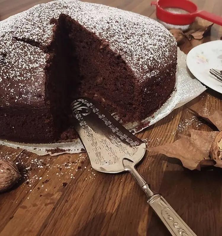 Ricetta Torta di cioccolato e noci di madehomeblog