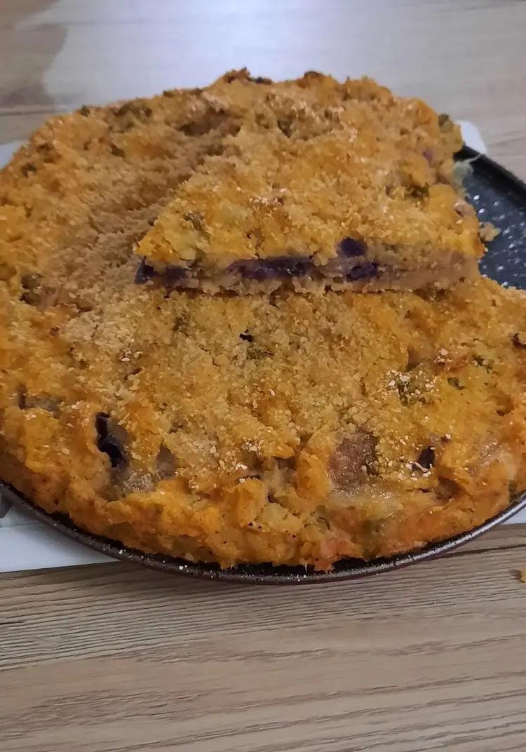 Ricetta Torta di patate con la verza viola di laricciachepasticcia