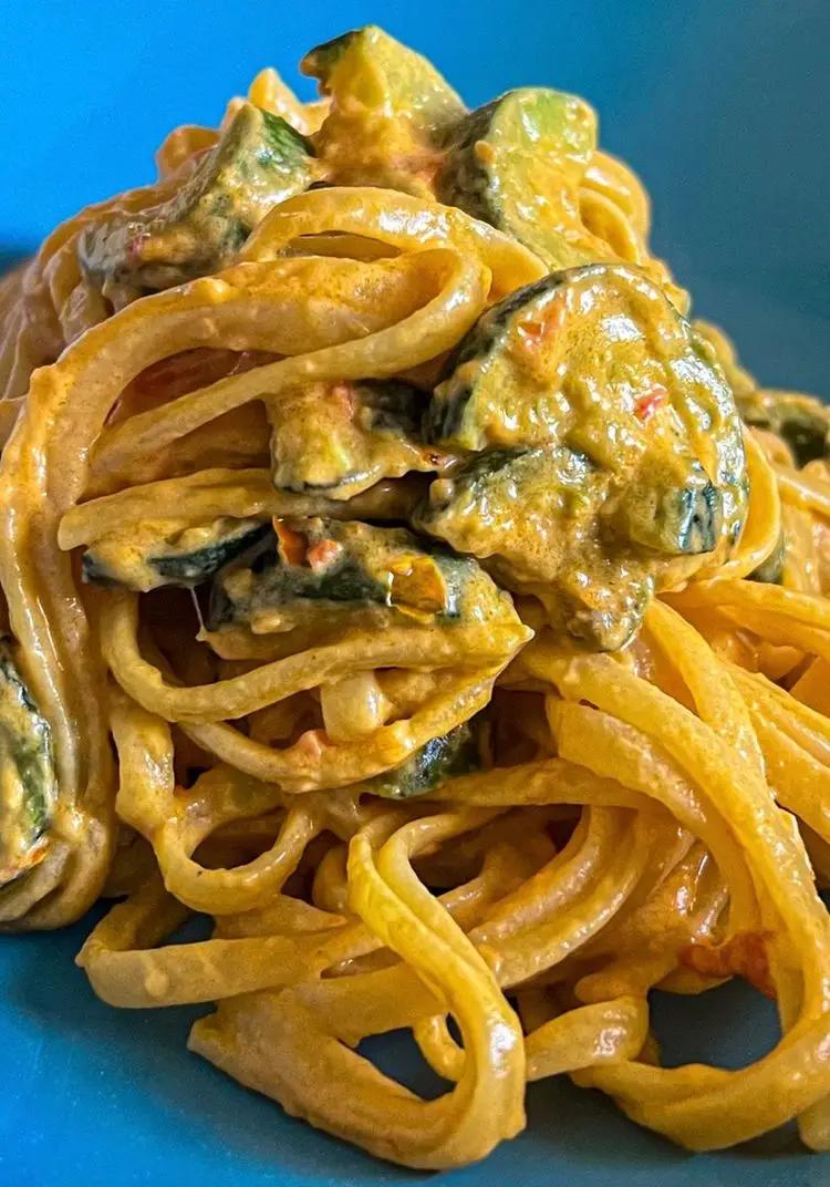 Ricetta Linguine con zucchine, datterino e philadelphia di giannidinatale86