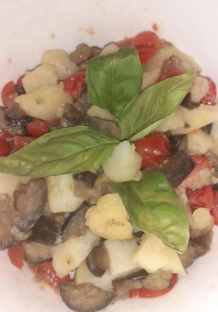 Ricetta Insalata di patate, melanzane e pomodorini di pusceddur8