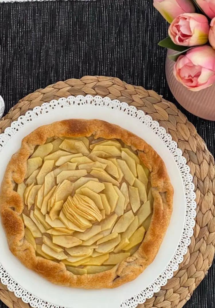 Ricetta Crostata di mele con pasta brisèe vegana con farina integrale di aamyy16