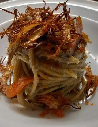 Ricetta Spaghetto carciofi e bottarga di gianna205