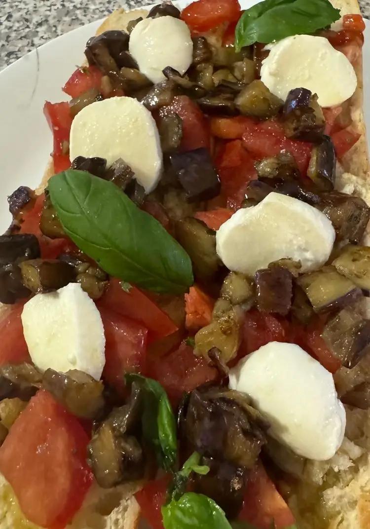 Ricetta BRUSCHETTA CON MELANZANE 🍆E POMODORO 🍅🤤 di sborlininina40