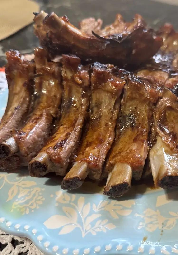 Ricetta pork ribs with barbecue sauce 😊￼ di sborlininina40