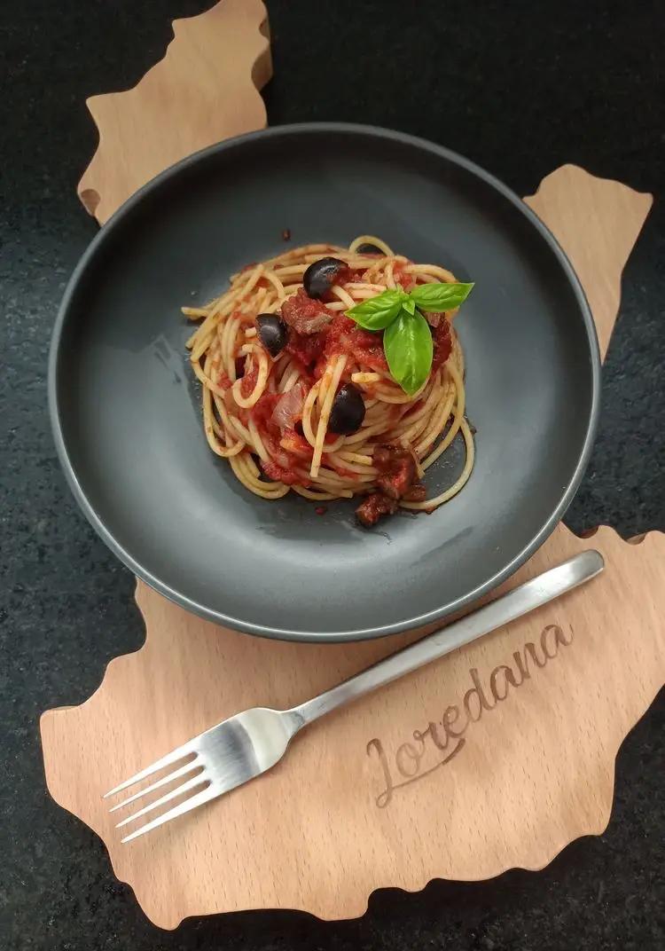 Ricetta Spaghetti al sugo di olive di Loredana1