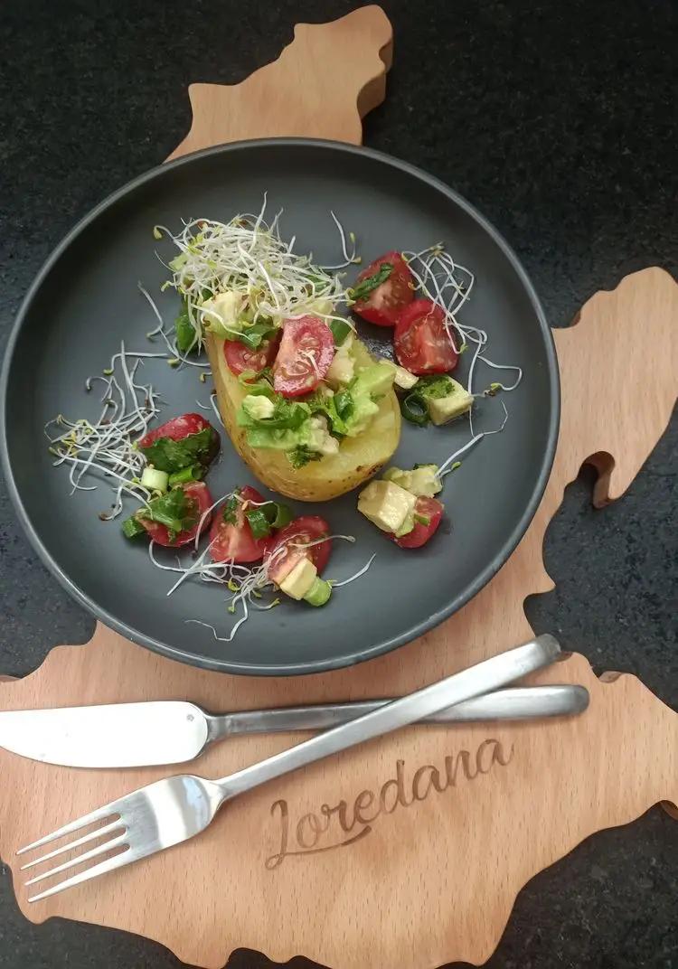 Ricetta Patate vegane con pomodorini e avocado di Loredana1