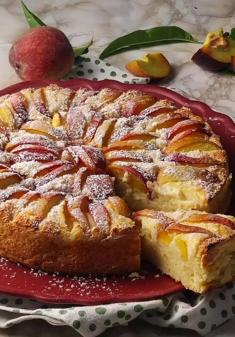 Ricetta Torta con yogurt, cocco e pesche di giovanna.1981