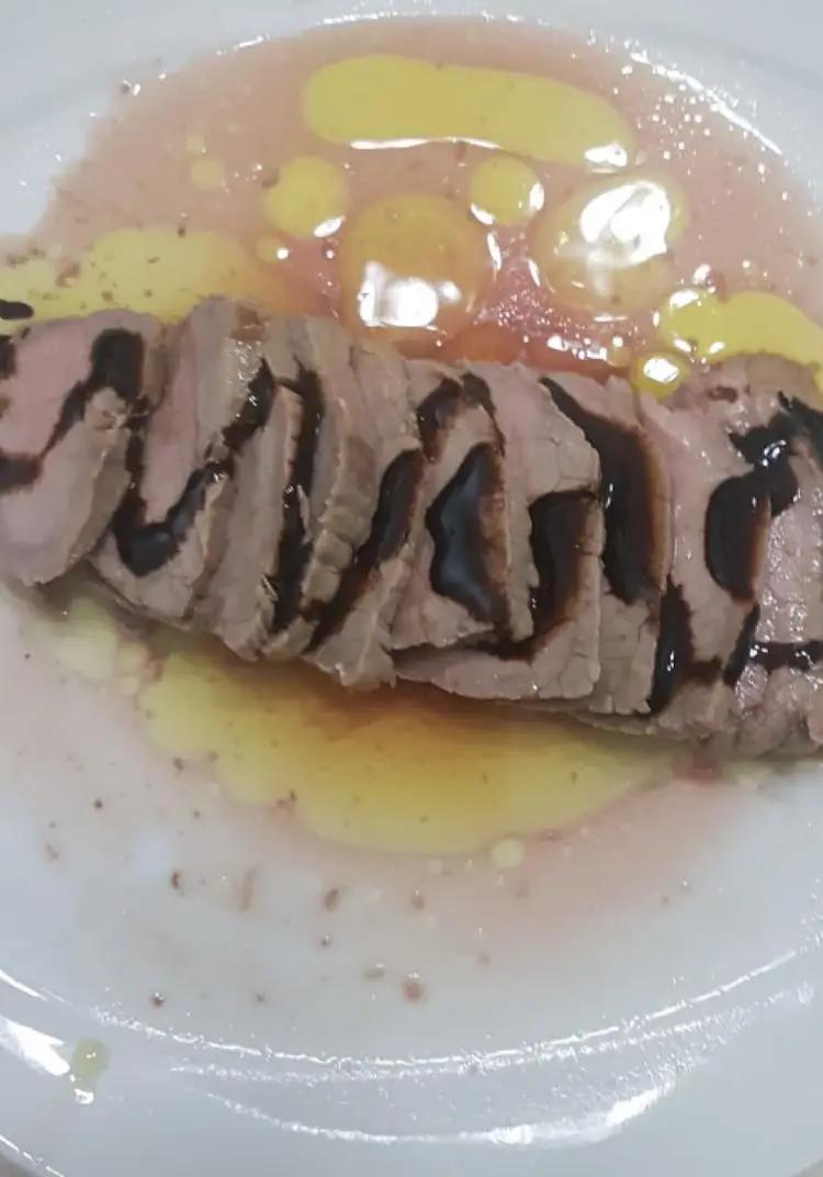 Ricetta Tagliata di fassona all’aceto balsamico di destefanispina