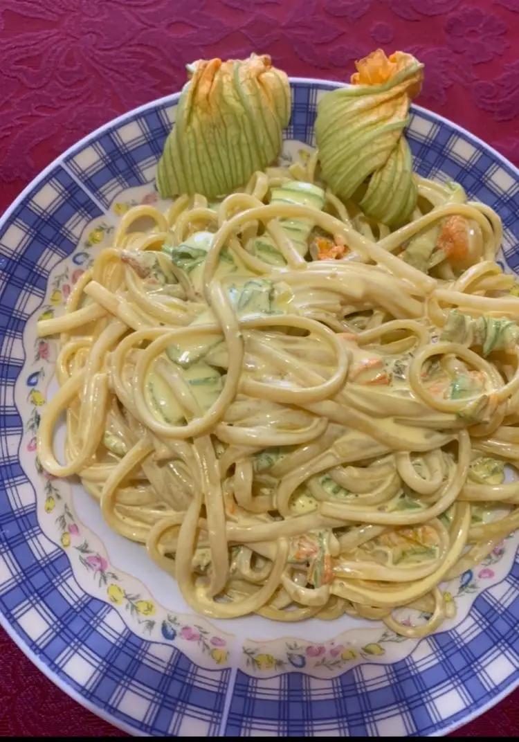 Ricetta Linguine con fiori di zucca di destefanispina