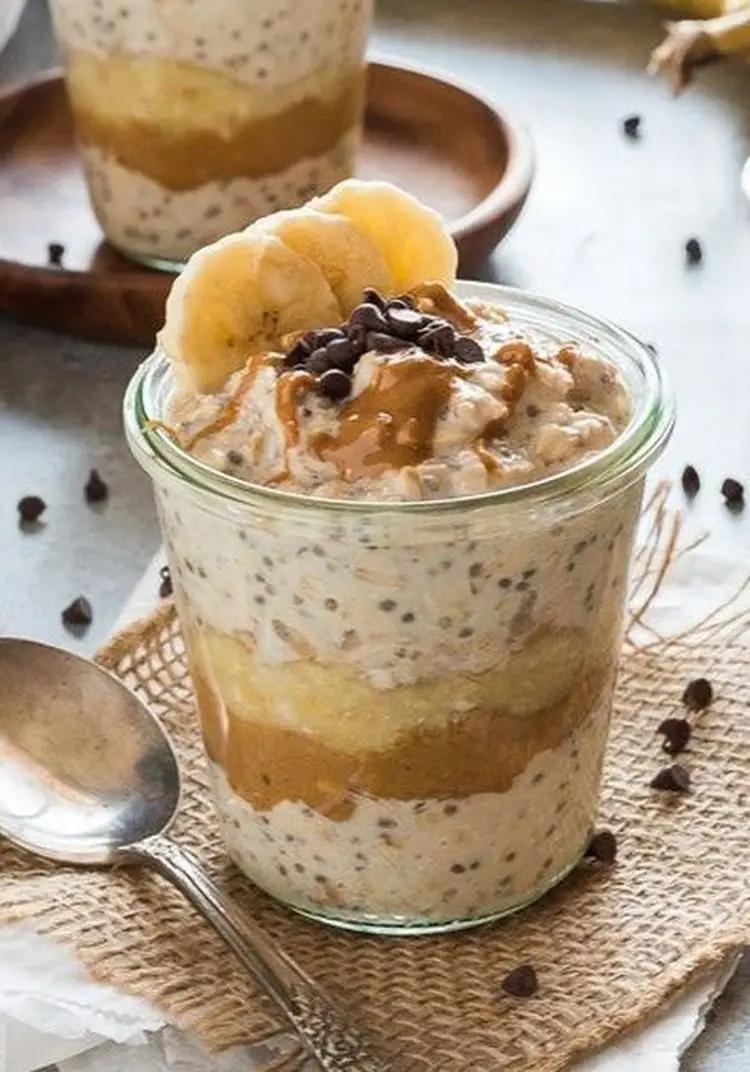 Ricetta Overnight Oats banana e burro d’arachidi di Magno