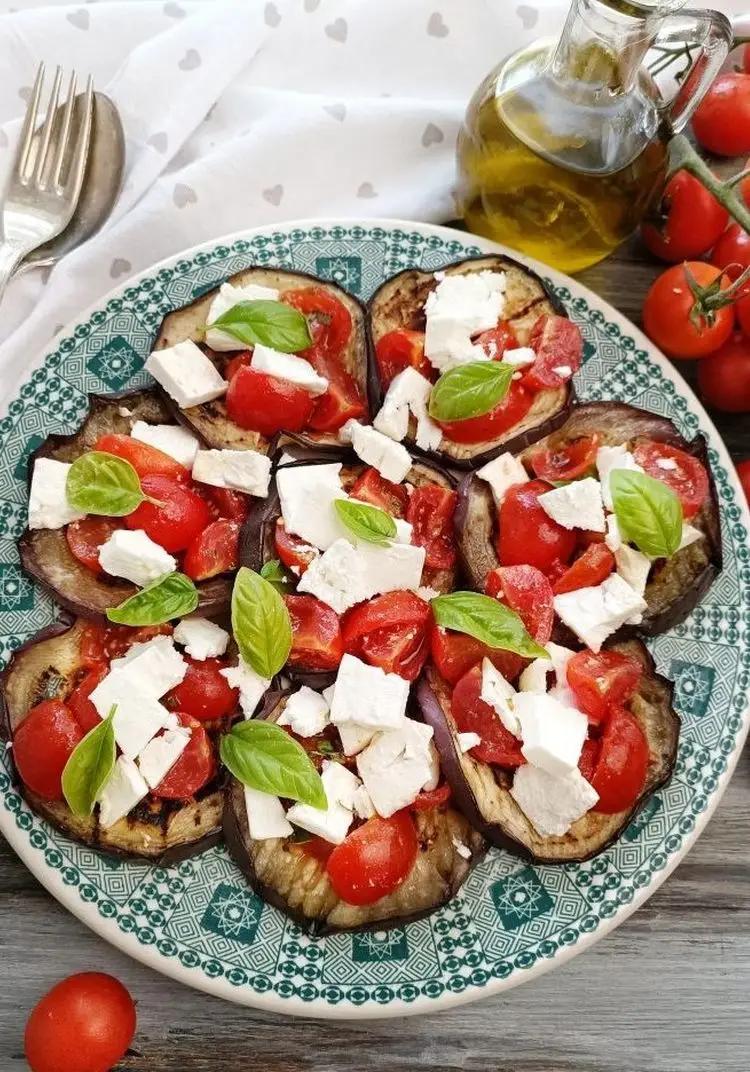 Ricetta Melanzane con pomodorini e feta di Magno