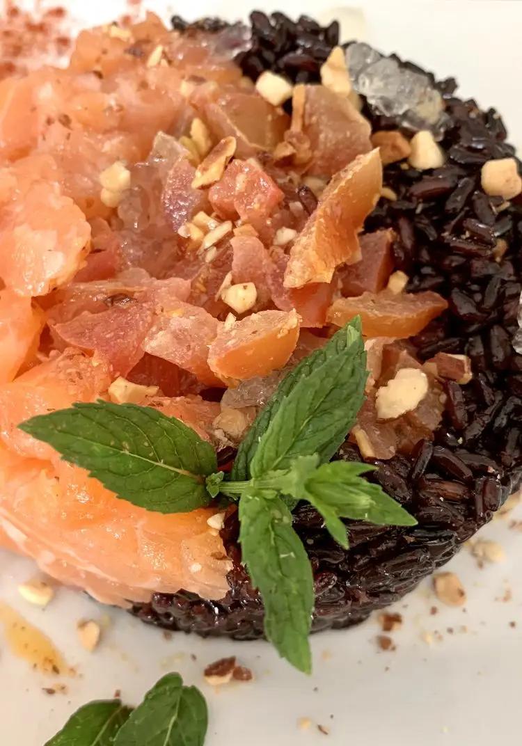 Ricetta Tartare di salmone e riso venere di Patriziaincucina68