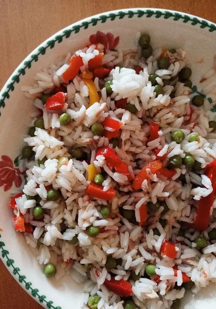 Ricetta insalata di riso tricolore🇮🇹🍚 di aboutsof