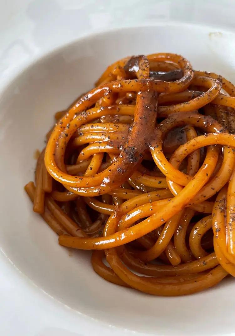 Ricetta Spaghettoni al fondo di spezzatino di lomagnafoodblog