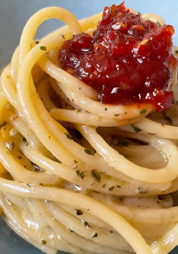 Ricetta Spaghettoni burro e marmellata di lomagnafoodblog