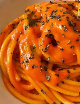 Ricetta Spaghettoni con crema di peperoni di lomagnafoodblog