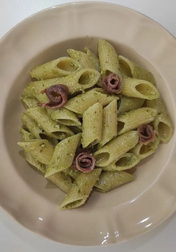 Ricetta Pennoni con pesto aromatizzati al limone ed acciughe del Cantabrico di Andrea_Ricci